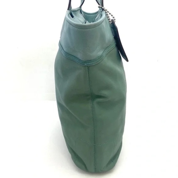 Coach Women's Laser-Cut Signature Aubrey Leigh Slim Leather Tote 17041 - Picture 4 of 14